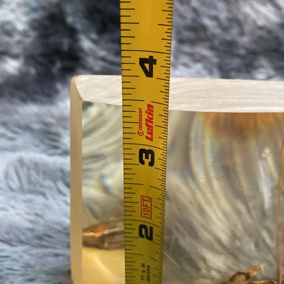 Vintage Lucite Paperweight - Picture 13 of 16